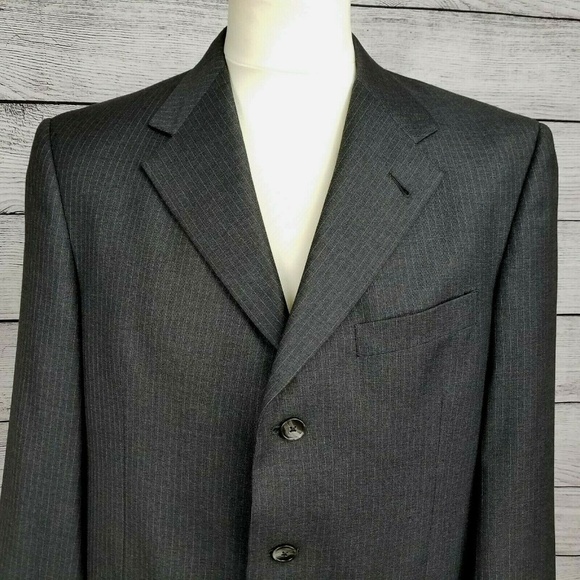 Hart Schaffner Marx 44 R Gold Trumpeter Blazer Suit Jacket Business Office Work - Picture 1 of 8